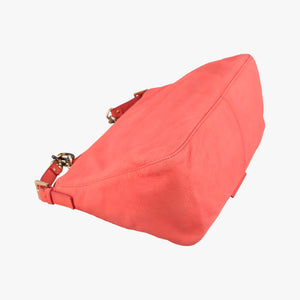 Pre-owned Fendi Big Mamma Forever Flap Orange Leather 8BR638 shoulderbag | stylenewstar