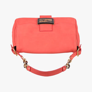 Pre-owned Fendi Big Mamma Forever Flap Orange Leather 8BR638 shoulderbag | stylenewstar