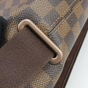 Pre-owned Louis Vuitton BROOKLYN MM EBENE Damier Canvas N51211 shoulderbag | stylenewstar