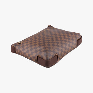 Pre-owned Louis Vuitton BROOKLYN MM EBENE Damier Canvas N51211 shoulderbag | stylenewstar