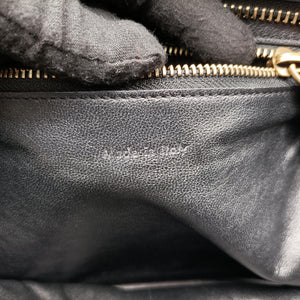 Pre-owned Celine Luggage Mini Shopper Black Leather handbag | stylenewstar