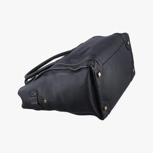 Pre-owned Celine Luggage Mini Shopper Black Leather handbag | stylenewstar