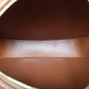 Pre-owned Celine Oval Purse Cuir Triomphe Brown Leather shoulderbag | stylenewstar