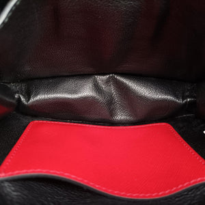 Pre-owned Prada Sound Lock Red SAFFIANO Leather BN0924 shoulderbag | stylenewstar