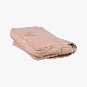 Pre-owned Prada Sound Flap Pink lambskin shoulderbag | stylenewstar