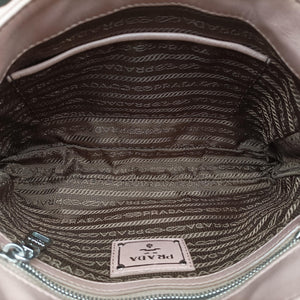 Pre-owned Prada Sound Flap Pink lambskin shoulderbag | stylenewstar