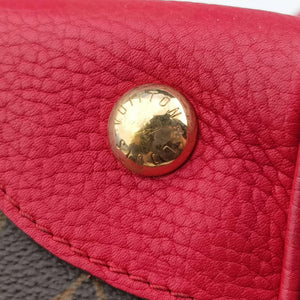 Pre-owned Louis Vuitton ESTRELA brown×COQUELICOT Monogram Canvas×calf leather M51193 handbag | stylenewstar