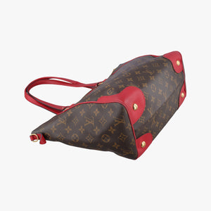 Pre-owned Louis Vuitton ESTRELA brown×COQUELICOT Monogram Canvas×calf leather M51193 handbag | stylenewstar