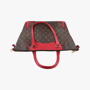 Pre-owned Louis Vuitton ESTRELA brown×COQUELICOT Monogram Canvas×calf leather M51193 handbag | stylenewstar