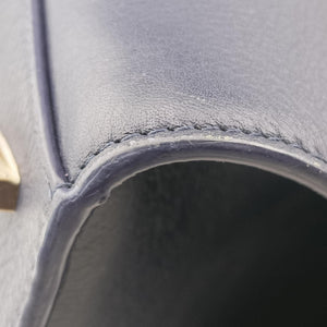 Pre-owned Ferragamo hug Navy leather shoulderbag | stylenewstar