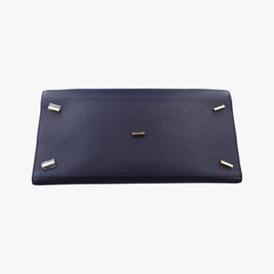 Pre-owned Ferragamo hug Navy leather shoulderbag | stylenewstar