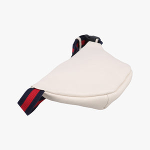 Pre-owned Gucci Print White Leather 527792 bum bag/waist bag | stylenewstar
