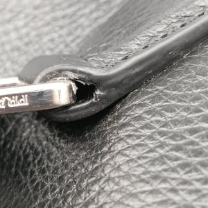 Pre-owned Prada Vitello Phenix Black Leather shoulderbag | stylenewstar