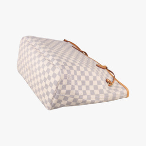 Vintage Louis Vuitton Neverfull MM Azur Damier Canvas N51107 shoulderbag | stylenewstar