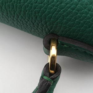 Pre-owned Moynat Legenne PM Green leather shoulderbag | stylenewstar