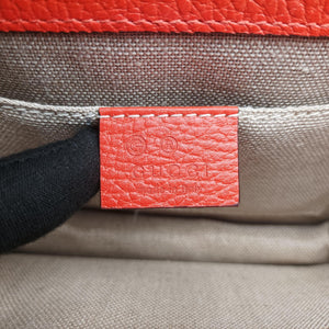 Pre-owned Gucci Interlocking G Orange Leather 510304 shoulderbag | stylenewstar