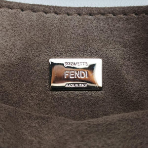 Pre-owned Fendi monster micro Baguette GreyBlue Leather 8M0354 shoulderbag | stylenewstar