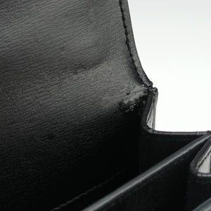 Pre-owned Yves Saint Laurent SUNSET Black Leather 442906 shoulderbag | stylenewstar
