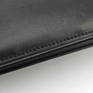 Pre-owned Yves Saint Laurent SUNSET Black Leather 442906 shoulderbag | stylenewstar