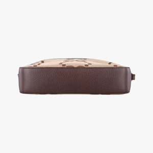 Pre-owned Gucci Jumbo GG Messenger Brown canvas×leather 675891 shoulderbag | stylenewstar