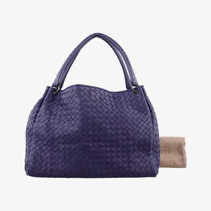 Pre-owned Bottega Veneta Parachute Intrecciato Purple lambskin handbag | stylenewstar