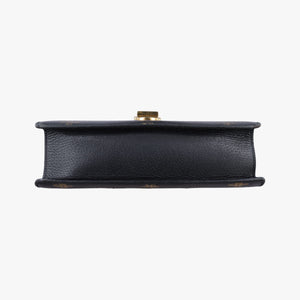Pre-owned Gucci Sylvie Black×Multicolor Leather 524405 shoulderbag | stylenewstar