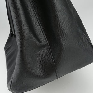 Pre-owned Prada Galleria Black SAFFIANO Leather BN2274 handbag | stylenewstar