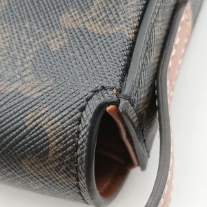 Secondhand Celine TRIOMPHE Brown PVC coated canvas shoulderbag | stylenewstar