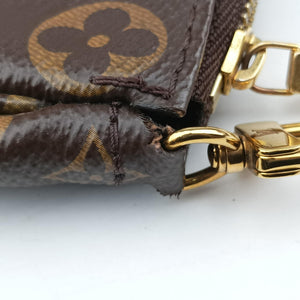Pre-owned Louis Vuitton MULTI POCHETTE ACCESSOIRES MARRON×ROSE CLAIRE Monogram Canvas M44840 shoulderbag | stylenewstar