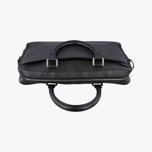 Pre-owned Louis Vuitton Porto Document Business MM Black Taiga M32721 handbag | stylenewstar