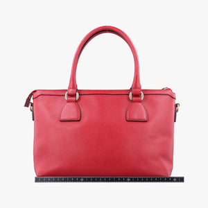 Secondhand Gucci interlocking G Charmy Red Leather 449659 shoulderbag | stylenewstar