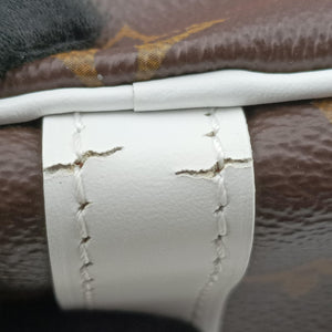 Secondhand Louis Vuitton Speedy Bandouliere 25 brown×white Monogram Canvas×calf leather M20754 shoulderbag | stylenewstar