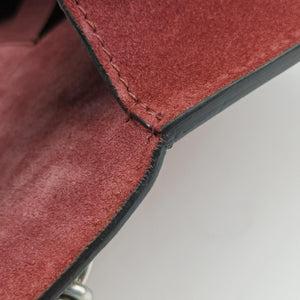 Pre-owned Gucci Dionysus Beige×Red×Multicolour PVC coated canvas × suede 400249 shoulderbag | stylenewstar