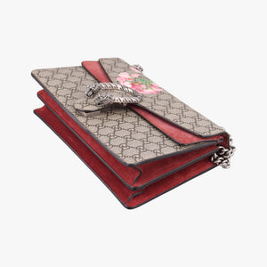 Pre-owned Gucci Dionysus Beige×Red×Multicolour PVC coated canvas × suede 400249 shoulderbag | stylenewstar