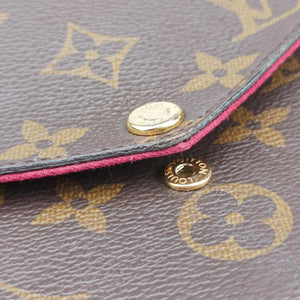 Pre-owned Louis Vuitton Pochette Felicie Brown Monogram Canvas M61276 shoulderbag | stylenewstar