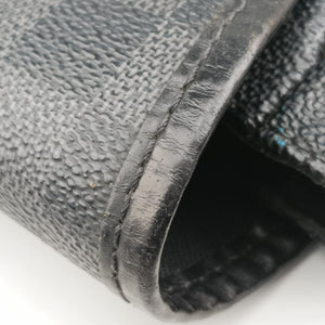 Pre-owned Louis Vuitton DANIEL MM Noir Damier Graphite N58029 shoulderbag | stylenewstar
