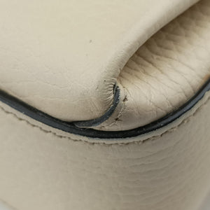 Pre-owned Gucci Interlocking G White Leather 607720 shoulderbag | stylenewstar