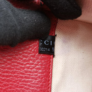 Pre-owned Gucci Dionysus Red Leather 499623 shoulderbag | stylenewstar