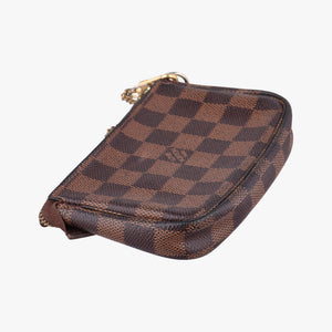 Pre-owned Louis Vuitton T&B Mini Pochette Accessoires EBENE×multi Damier Canvas N58011 handbag | stylenewstar