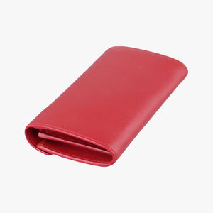 Pre-owned Prada Envelope Red x Orange Saffiano Leather shoulderbag | stylenewstar