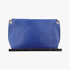 Pre-owned Loewe Avenue Blue Leather shoulderbag | stylenewstar