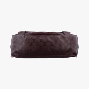 Secondhand Gucci GG Plus Messenger Burgundy PVC coated canvas 201732 shoulderbag | stylenewstar