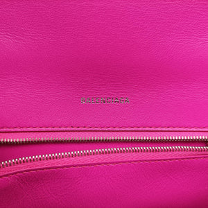 Vintage Balenciaga Hourglass Pink leather shoulderbag | stylenewstar