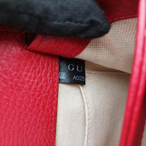 Pre-owned Gucci Dionysus Red Leather 523367 shoulderbag | stylenewstar