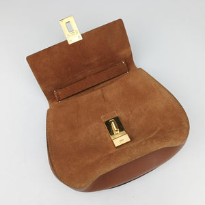 Pre-owned Chloe DREW Brown Leather×suede shoulderbag | stylenewstar