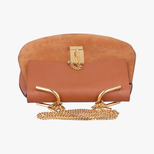 Pre-owned Chloe DREW Brown Leather×suede shoulderbag | stylenewstar