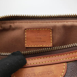 Pre-owned Louis Vuitton PALERMO PM brown Monogram Canvas M40145 shoulderbag | stylenewstar