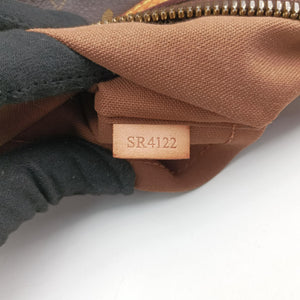 Pre-owned Louis Vuitton PALERMO PM brown Monogram Canvas M40145 shoulderbag | stylenewstar