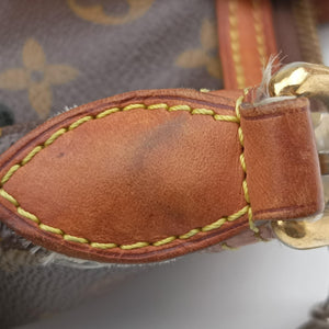 Pre-owned Louis Vuitton PALERMO PM brown Monogram Canvas M40145 shoulderbag | stylenewstar
