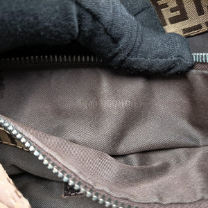 Secondhand Fendi Zucchino Camel Canvas 8BR036 handbag | stylenewstar